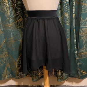 Black ballet skirt